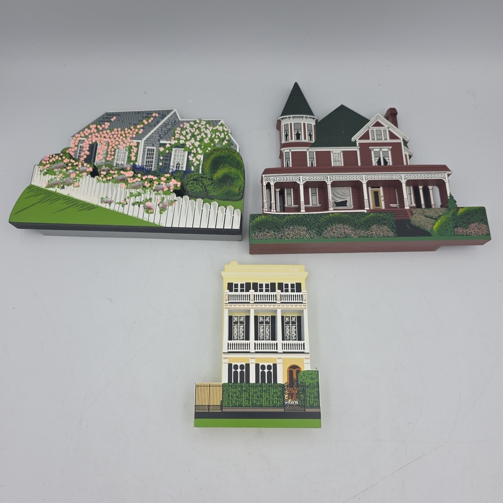 Sheila's Collectible Famous Houses Washington, Massachusetts  Lot of 3 - Signed